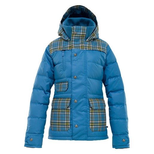 Dandridge Down Jacket Women lady luck groupie plaid L