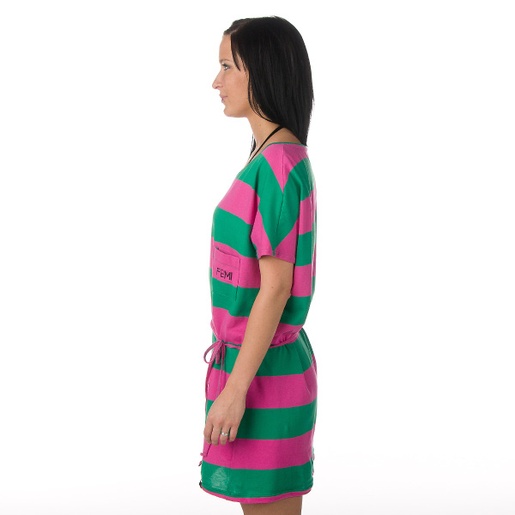 Selva Dress Women island green/pink lemonad XL