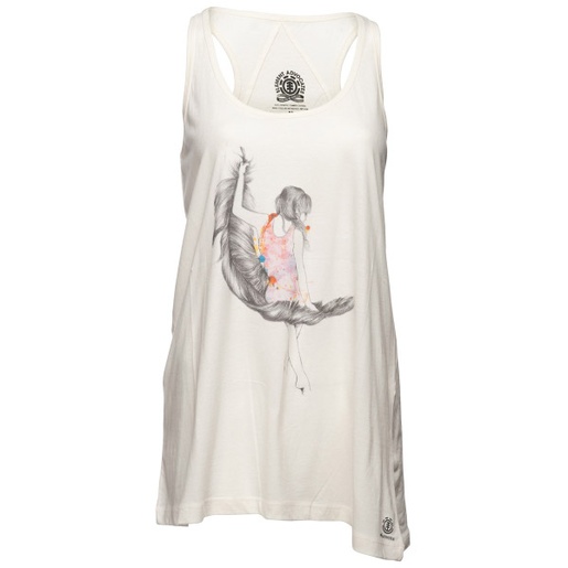 Girl On Feather Tank Top Women coco L